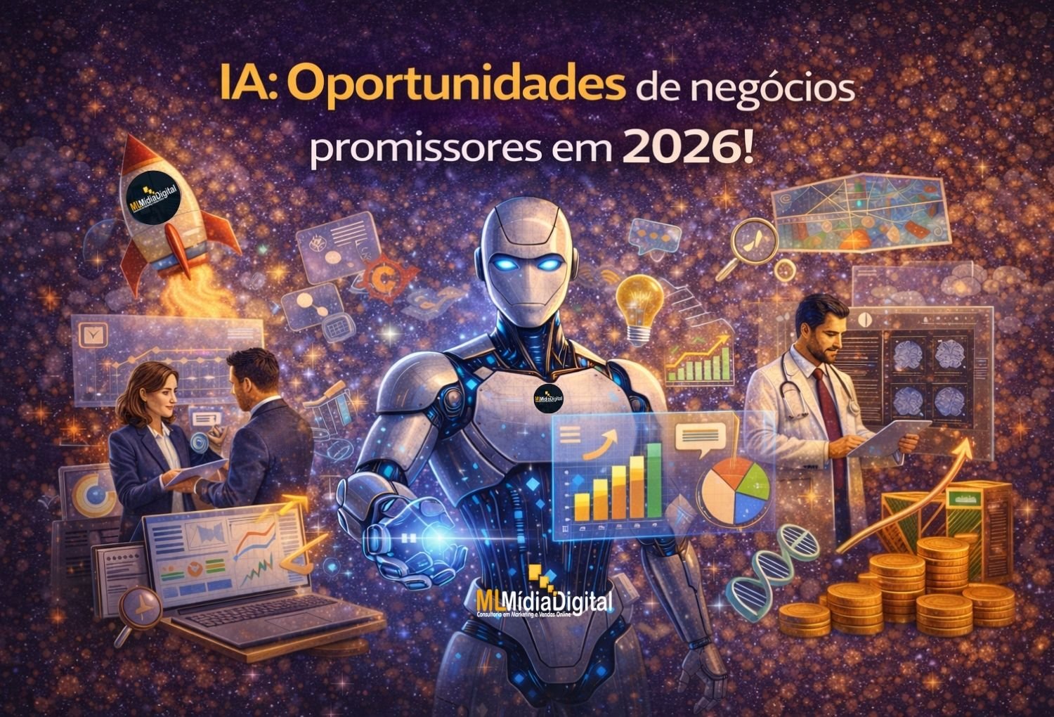 IA: Oportunidades de negócios promissores em 2026