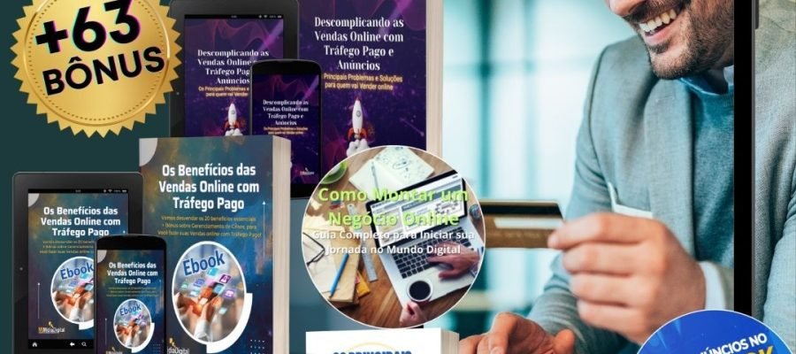 Super Pack A Tríade das Vendas Online com Anúncios