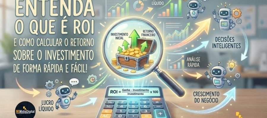 Entenda o que é ROI e como calcular o Retorno sobre Investimento de forma rápida e prática